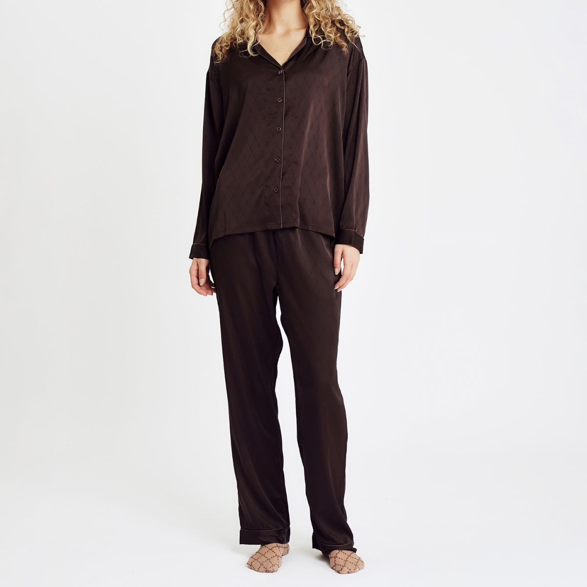Hype The Detail pyjamas, brun - 3-800-43 - 8989 - Brown