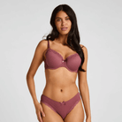 Hunkemöller Lola BH med bøjle, lilla - 305694 - Fig - Fig