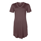Lady Avenue Pure Silk natkjole, brun - 50416 - 2900 - Brown
