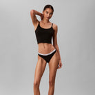 Calvin Klein Icon Logo 5-pak g-streng, multi - LV00QD5221 - H0W - Black/grey heather/hawaii orchid/cl