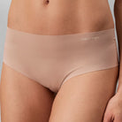 Calvin Klein Invisibles Microfibe 3-pak hipster trusse, beige - LV00QD5417 - 7NS - Cedar/cedar/cedar