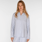 CCDK Mary natskjorte, lyseblå - 61484 - 6105 - Eventide Stripe