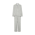 CCDK Helga pyjamas, creme - 62060 - 9019 - Grey Melange Check
