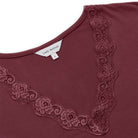 Lady Avenue Bamboo natkjole, rød - 66732 - 4800 - Red