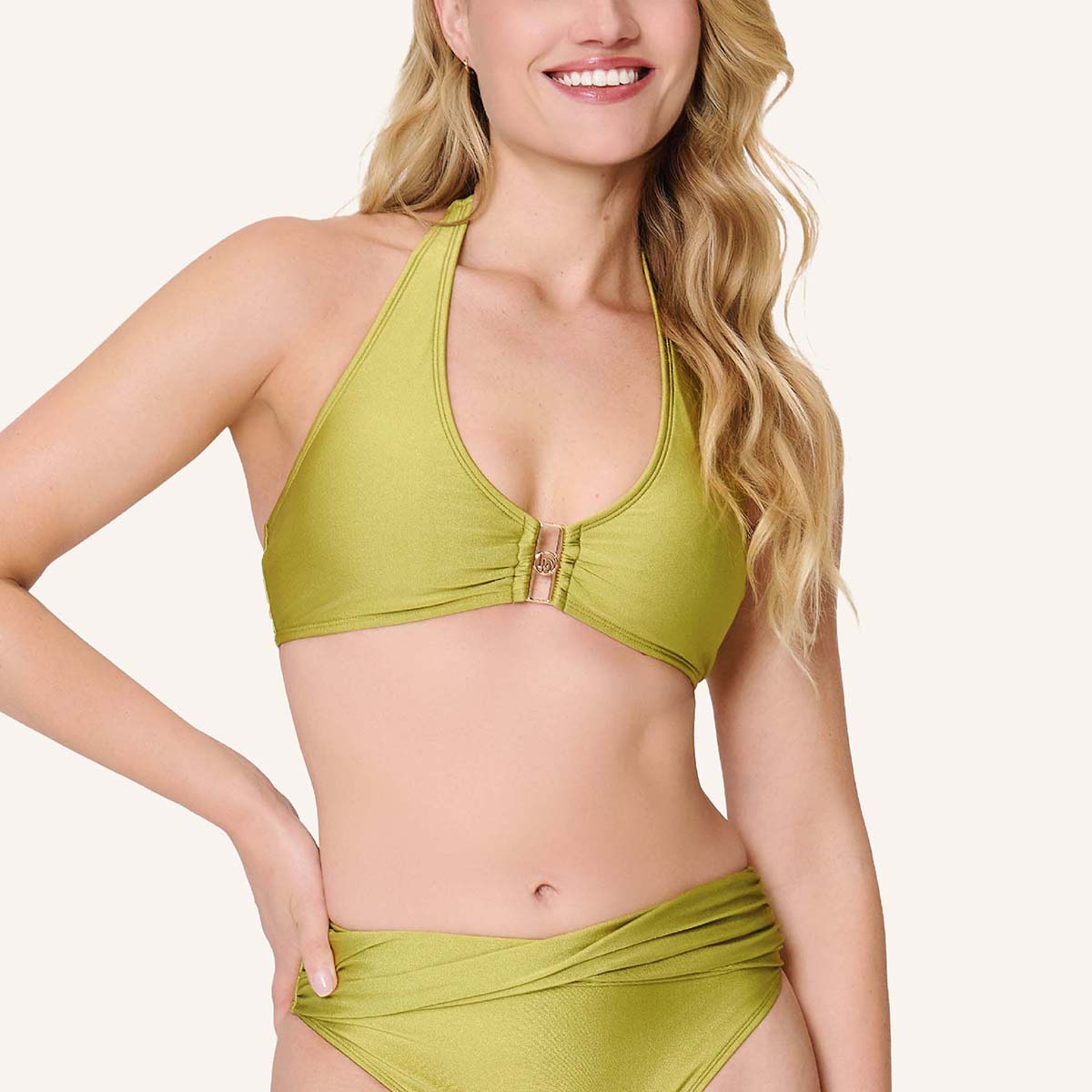 LingaDore Summerproof bikinisæt, grøn - 8205 - 344 - Moss Green