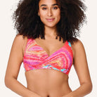 LingaDore Beach Vibes Only bikini top med bøjle, orange - 8210A-1 - 347 - Sea Coral