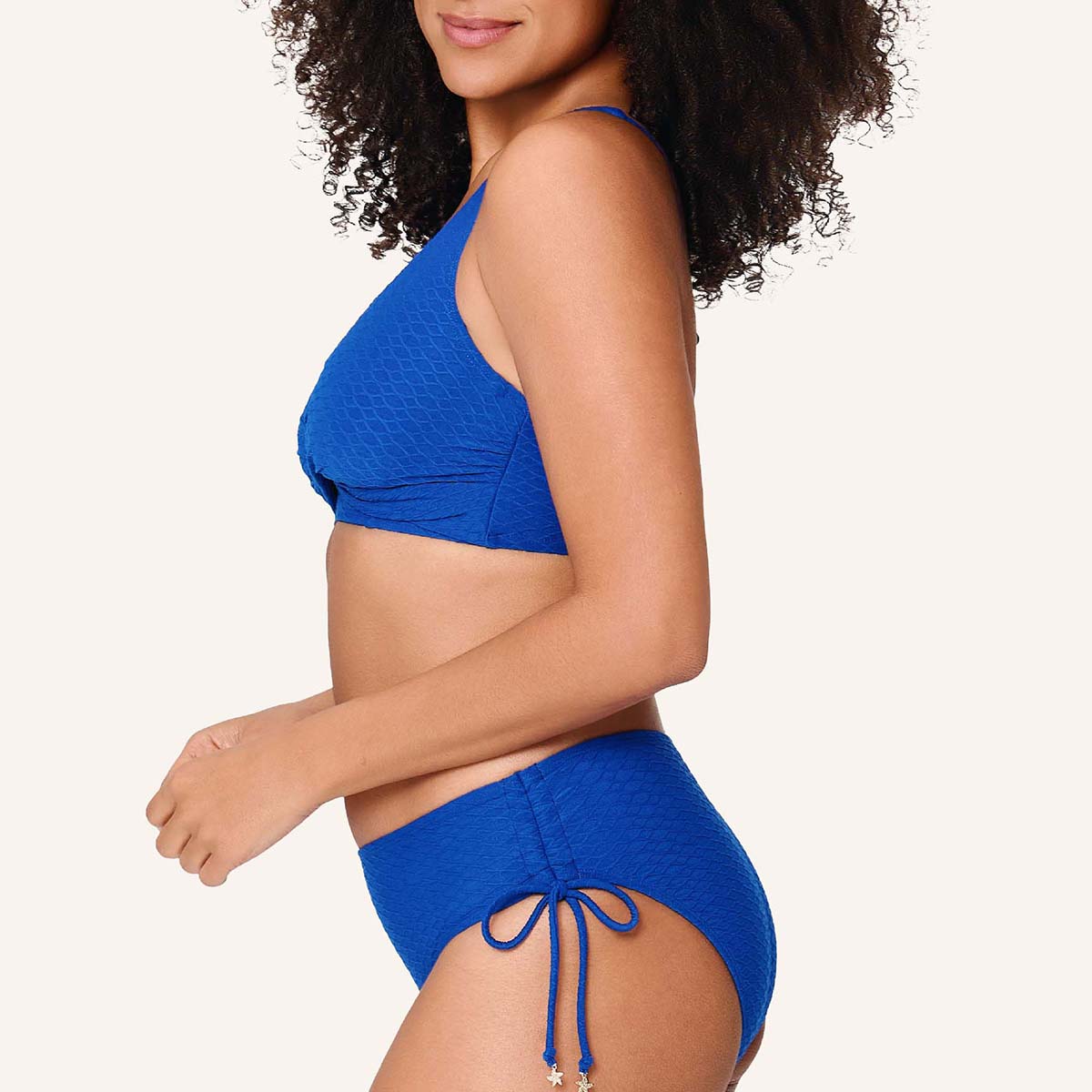 LingaDore Blue Crush tai bikinitrusse, blå - 8215SH - 09 - Blue
