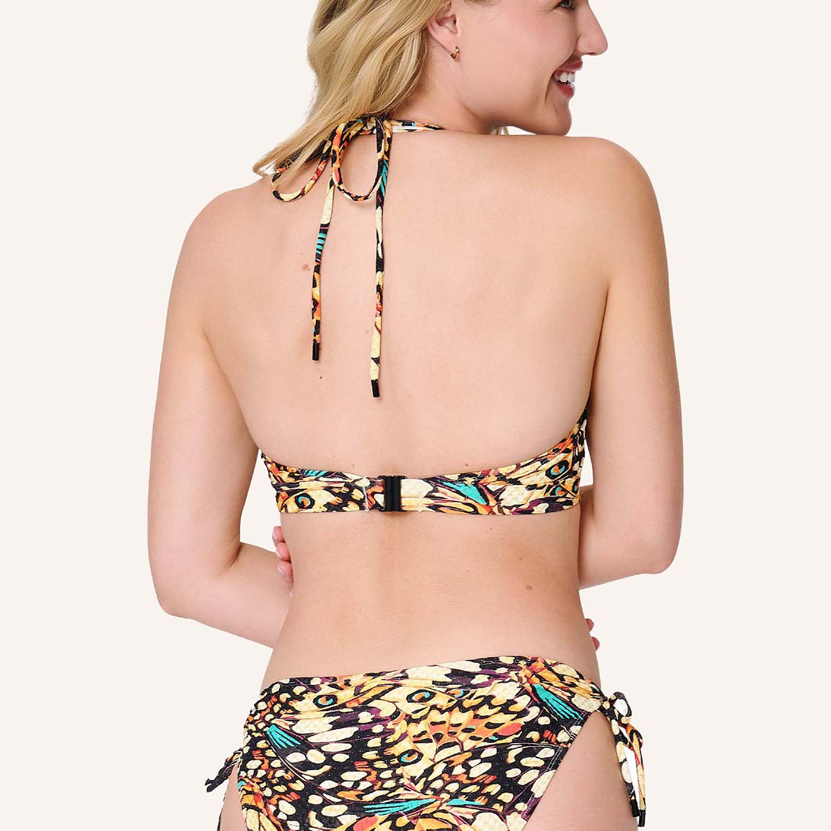 LingaDore Butterfly Breeze bikini top med bøjle, multi - 8219TB - 356 - Butterfly Print