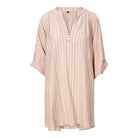 LingaDore strandkjole, brun - 8230 - 367 - Dark Beige Stripe