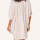 LingaDore strandkjole, brun - 8230 - 367 - Dark Beige Stripe