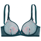 Lascana Maria BH med bøjle, grøn - BH-159-W - petrol-rose - Petrol-rose