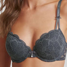 Lascana Nikoletta push-up BH, grå - BH-202-PB - graphit - Graphit