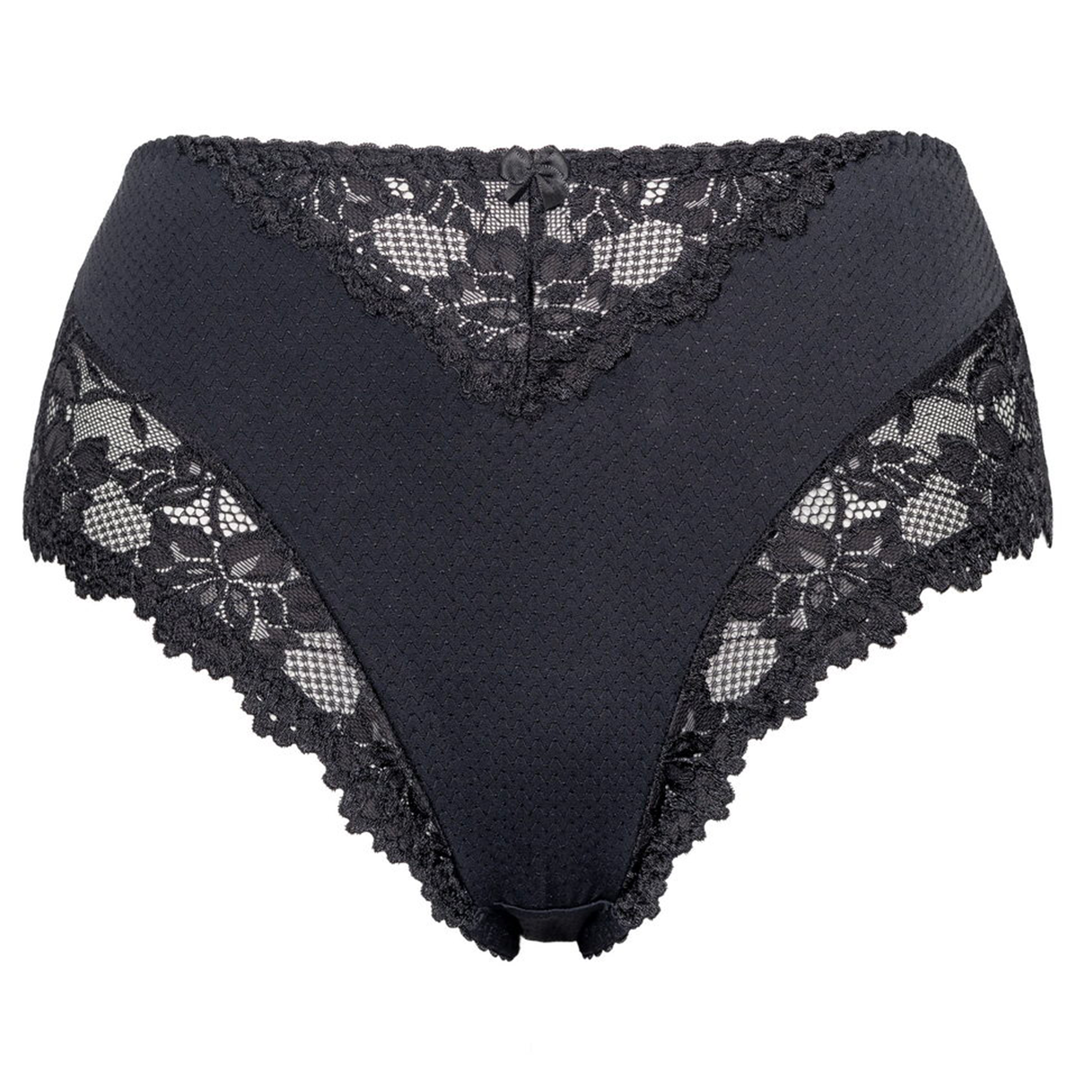 Plaisir Beate Midi Tai Slip, Schwarz