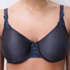 Chantelle Hedona full-cup BH, blå - C20310 - E19 - Twilight Blue