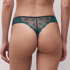 Chantelle Champs Elysées tanga trusse, grøn - C26090 - B13 - Eden Green Multico