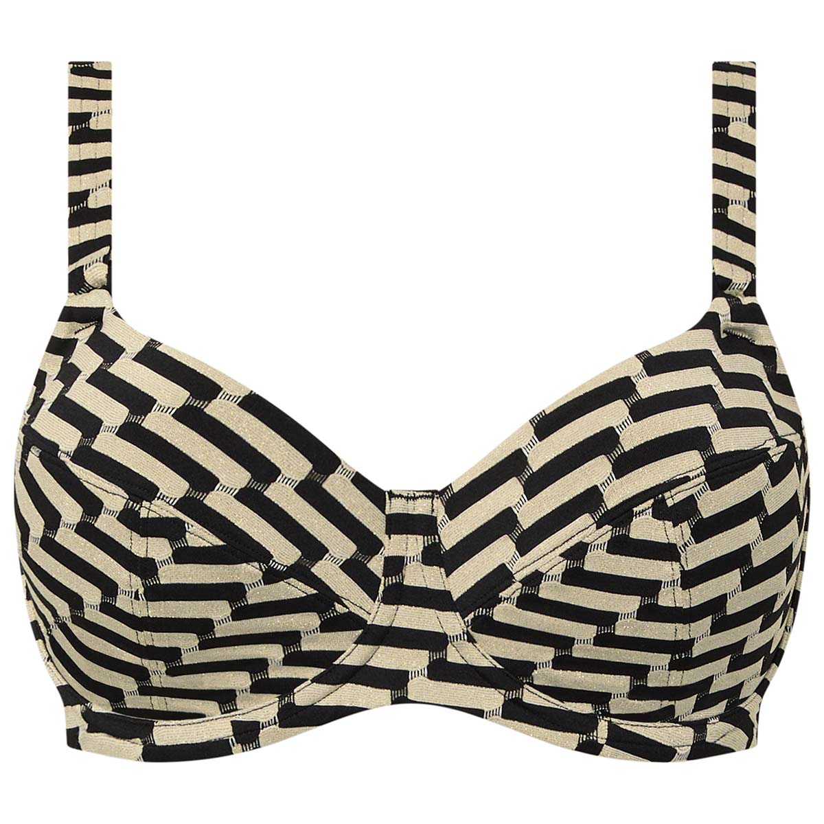Femilet Santosa bikini top med bøjle, sort - FS73M0 - C63 - Golden Black