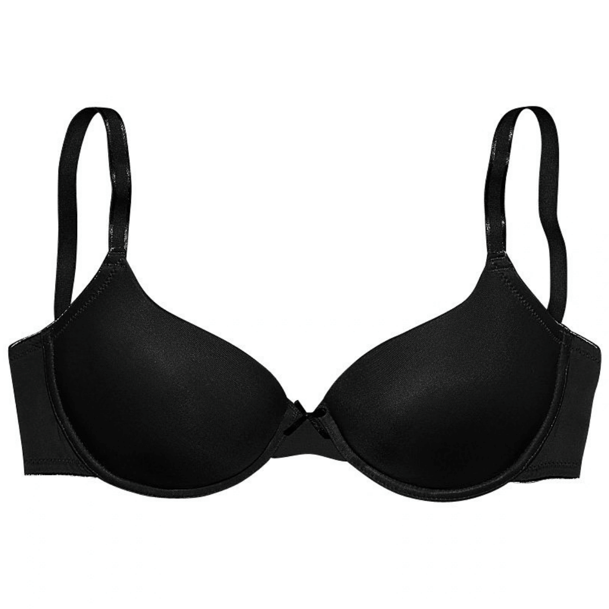 Lascana Perfect Basics BH med bøjle, sort - ZA-500 - black - Black