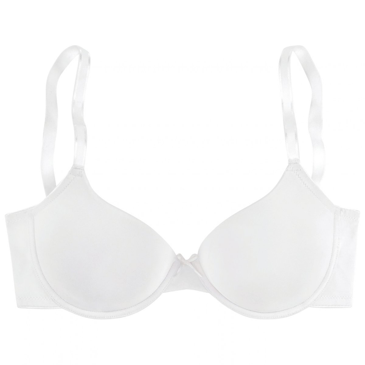 Lascana Perfect Basics BH med bøjle, hvid - ZA-500 - white - White