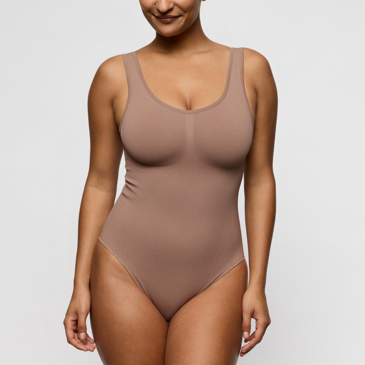 PrimaDonna Nudda bodystocking, brun - 0463610 - GIN - Ginger